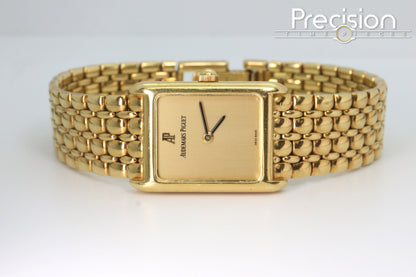 Audemars Piguet 18K Yellow Gold “Tank” Beaded Bracelet 23mm