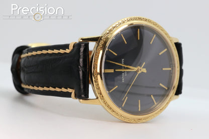 Patek Philippe Calatrava Ref: 3569 36mm Yellow Gold Rare “Backwind” Movement