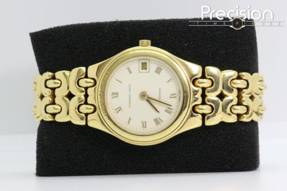 Audemars Piguet 18K Yellow Gold Auto 25mm Cream Dial Date