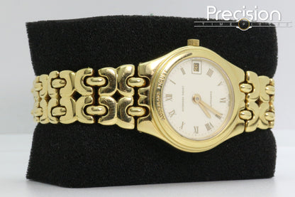 Audemars Piguet 18K Yellow Gold Auto 25mm Cream Dial Date