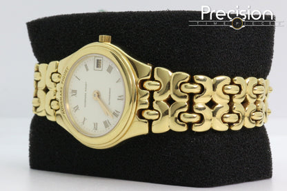 Audemars Piguet 18K Yellow Gold Auto 25mm Cream Dial Date