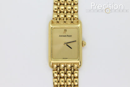 Audemars Piguet 18K Yellow Gold “Tank” Beaded Bracelet 23mm
