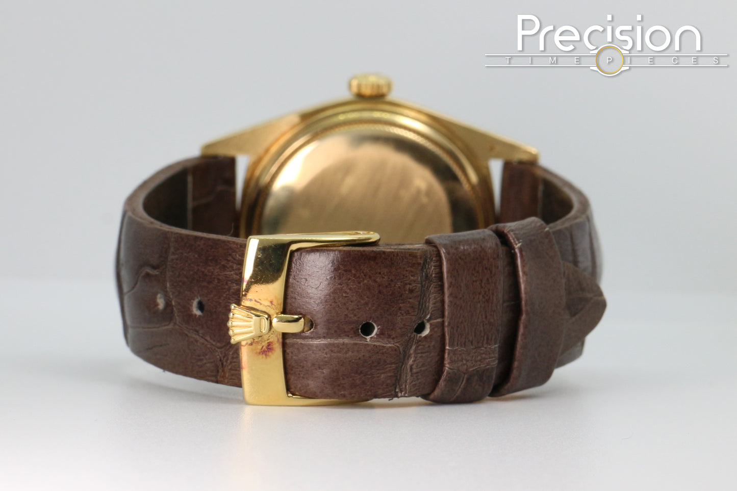 Rolex Ref: 1611 🔥Rare🔥Reference 18K Yellow Gold ŵ Rolex Diamond Hour-Markers