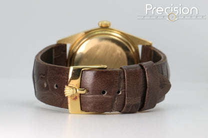 Rolex Ref: 1611 🔥Rare🔥Reference 18K Yellow Gold ŵ Rolex Diamond Hour-Markers