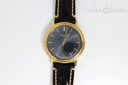 Patek Philippe Calatrava Ref: 3569 36mm Yellow Gold Rare “Backwind” Movement