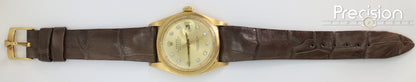 Rolex Ref: 1611 🔥Rare🔥Reference 18K Yellow Gold ŵ Rolex Diamond Hour-Markers