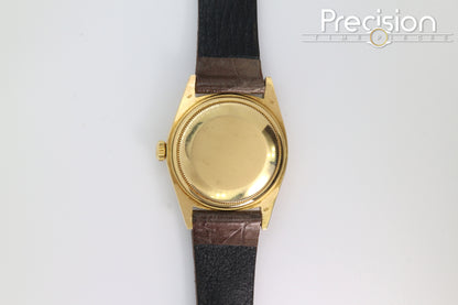 Rolex Ref: 1611 🔥Rare🔥Reference 18K Yellow Gold ŵ Rolex Diamond Hour-Markers