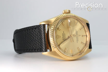 Rolex Datejust “Wide Boy” Ref: 1601 18K Yellow Gold 36mm
