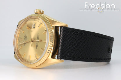 Rolex Datejust “Wide Boy” Ref: 1601 18K Yellow Gold 36mm