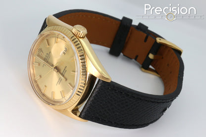Rolex Datejust “Wide Boy” Ref: 1601 18K Yellow Gold 36mm