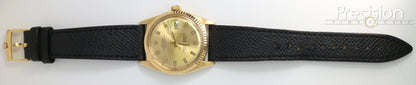 Rolex Datejust “Wide Boy” Ref: 1601 18K Yellow Gold 36mm