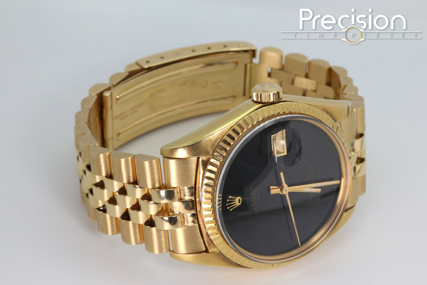 Rolex DateJust 36 🔥Extremely Rare🔥 Ref: 1601 Onyx Dial Full Set Year 1972