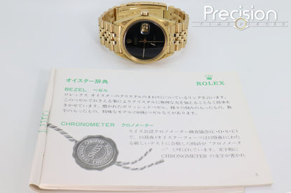 Rolex DateJust 36 🔥Extremely Rare🔥 Ref: 1601 Onyx Dial Full Set Year 1972
