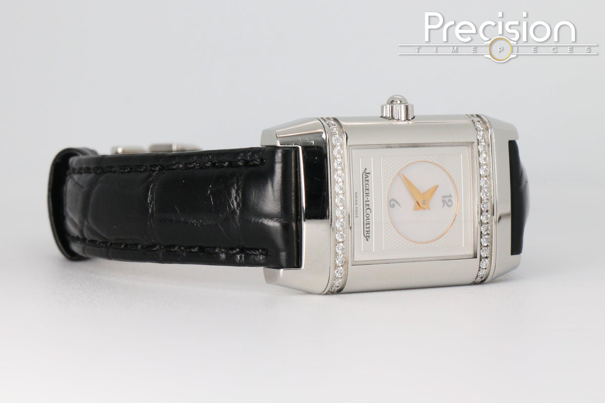 Jaeger-LeCoultre Reverso Duetto Ref: Q2668410 MOP & White Dial 32mm Manual Wind 2016 Nov