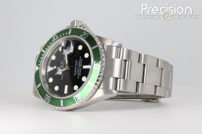 Rolex Submariner Ref: 16610LV “The Kermit” Full Set 2006