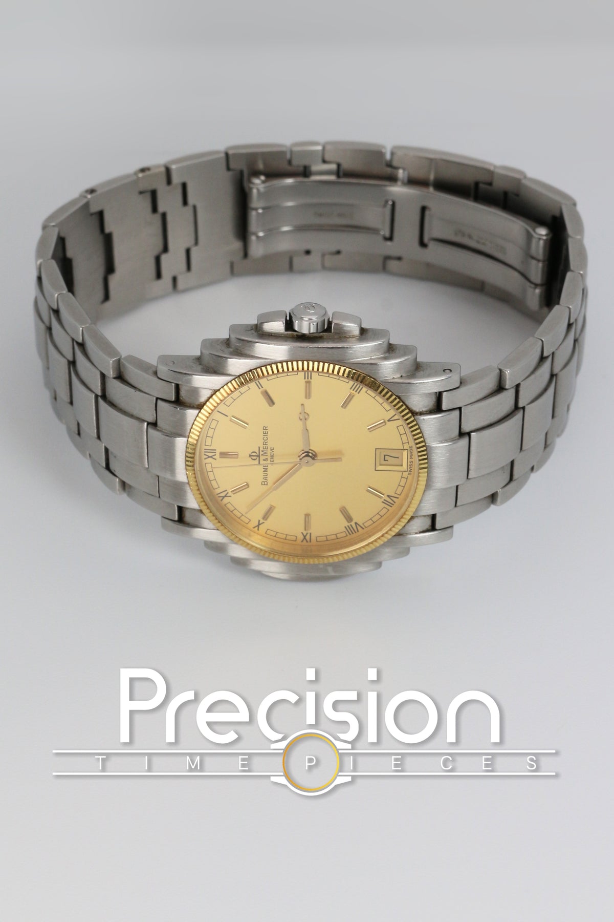Baume & Mercier Shogun Ref: 5136.018.3 Quartz 34mm Retro Vibes