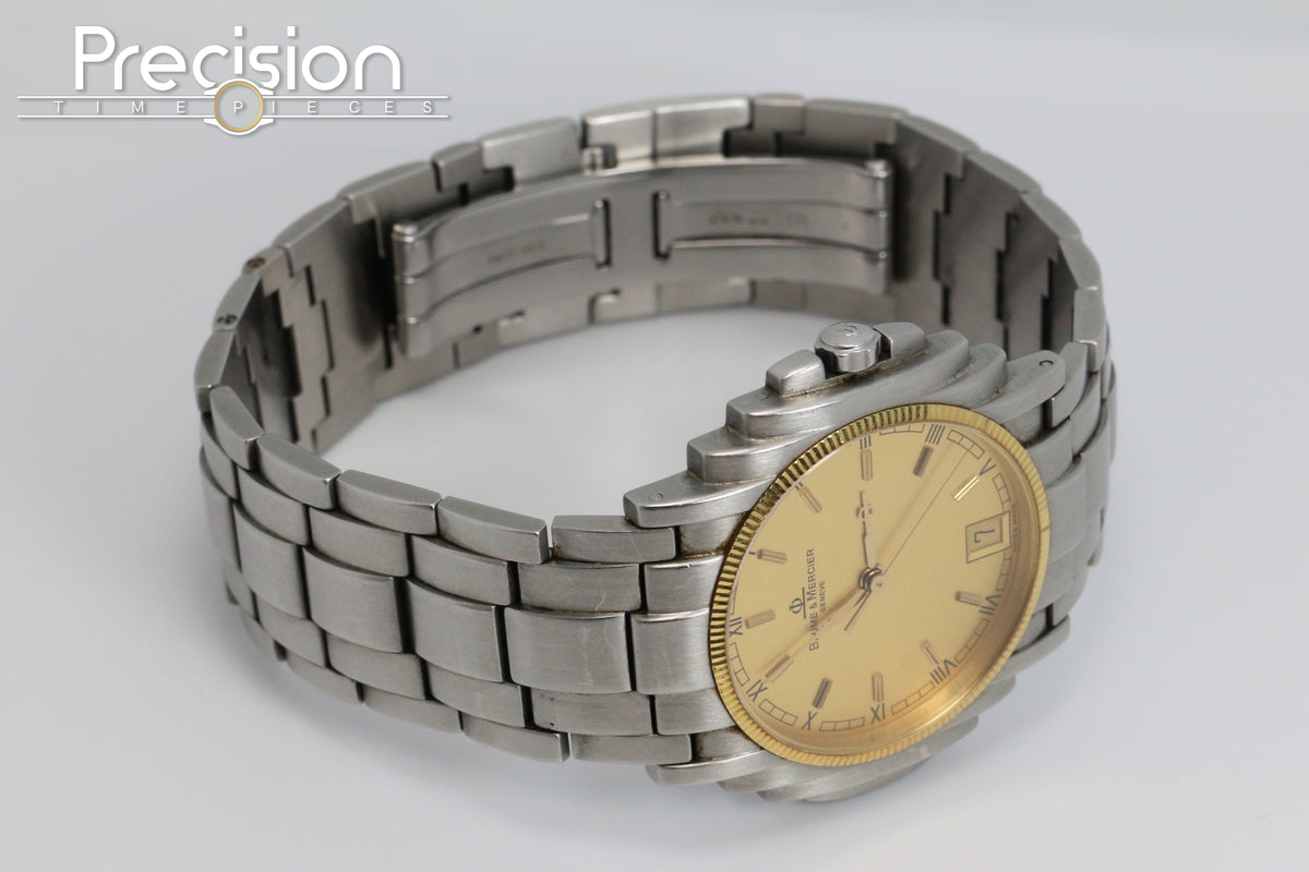Baume & Mercier Shogun Ref: 5136.018.3 Quartz 34mm Retro Vibes