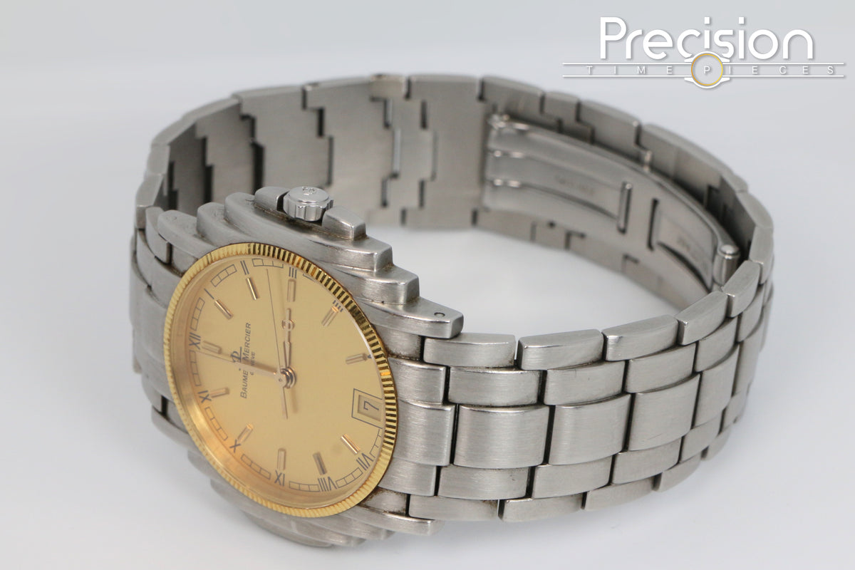 Baume & Mercier Shogun Ref: 5136.018.3 Quartz 34mm Retro Vibes