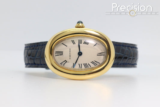 Cartier Baignoire Ref: 866044 Quartz 31mm 18K Yellow Gold