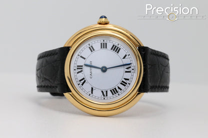 Cartier Vendome Ref: 78090 Rare Paris Dial Manual Wind 33mm