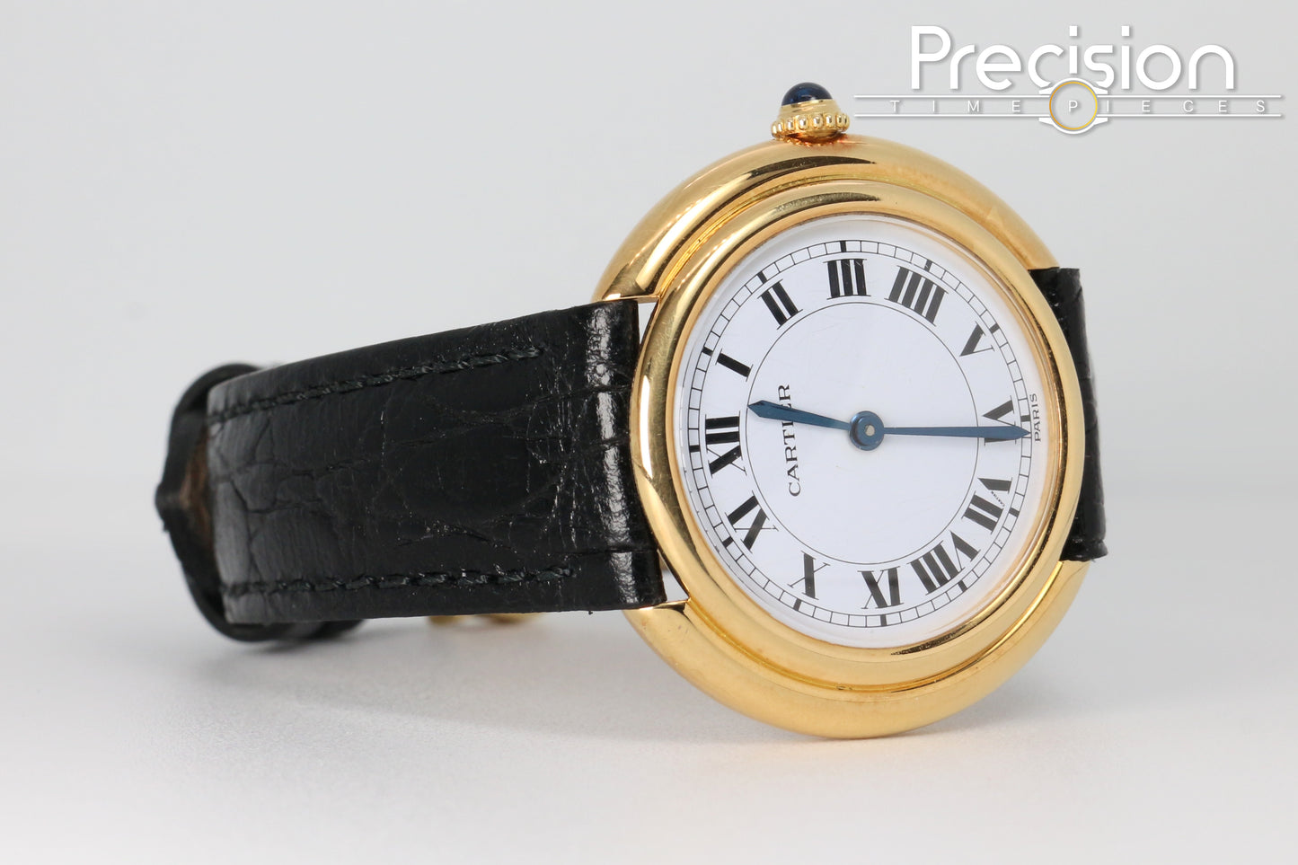 Cartier Vendome Ref: 78090 Rare Paris Dial Manual Wind 33mm