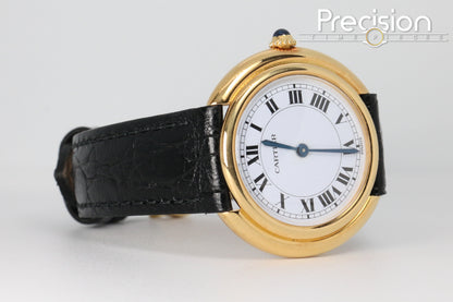 Cartier Vendome Ref: 78090 Rare Paris Dial Manual Wind 33mm