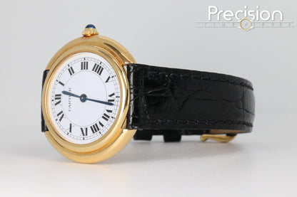 Cartier Vendome Ref: 78090 Rare Paris Dial Manual Wind 33mm