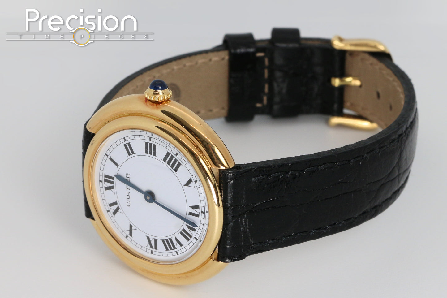 Cartier Vendome Ref: 78090 Rare Paris Dial Manual Wind 33mm
