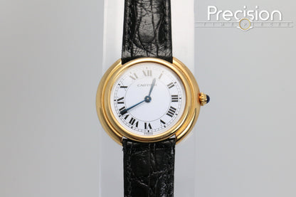 Cartier Vendome Ref: 78090 Rare Paris Dial Manual Wind 33mm