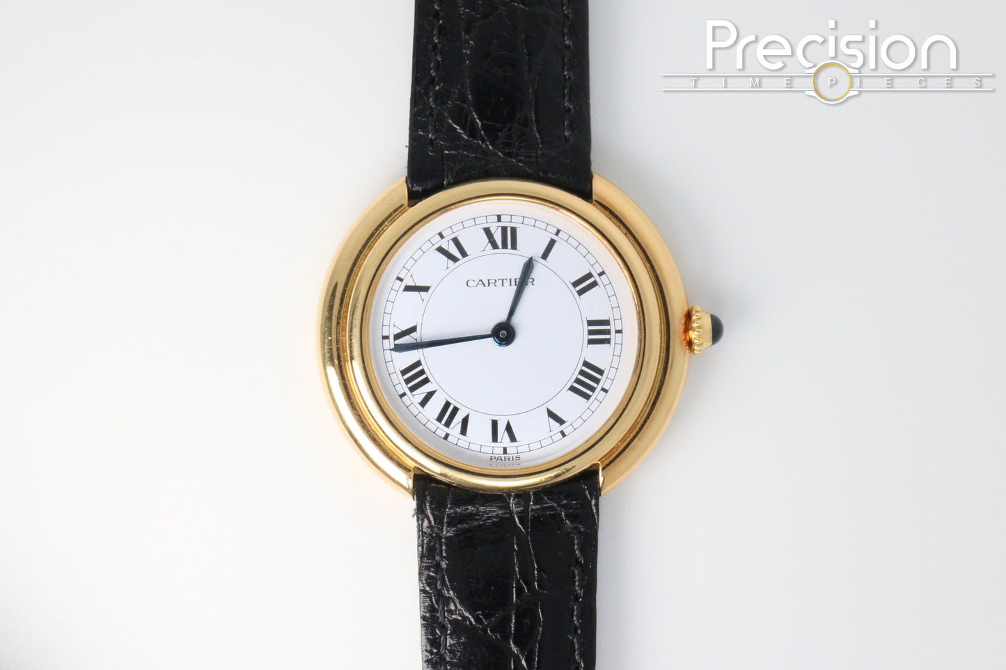 Cartier Vendome Ref: 78090 Rare Paris Dial Manual Wind 33mm