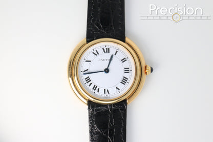 Cartier Vendome Ref: 78090 Rare Paris Dial Manual Wind 33mm