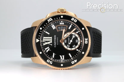 Cartier Calibre de Cartier Diver Ref: 3730 W7100052 42mm 18K Rose Gold