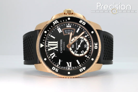 Cartier Calibre de Cartier Diver Ref: 3730 W7100052 42mm 18K Rose Gold