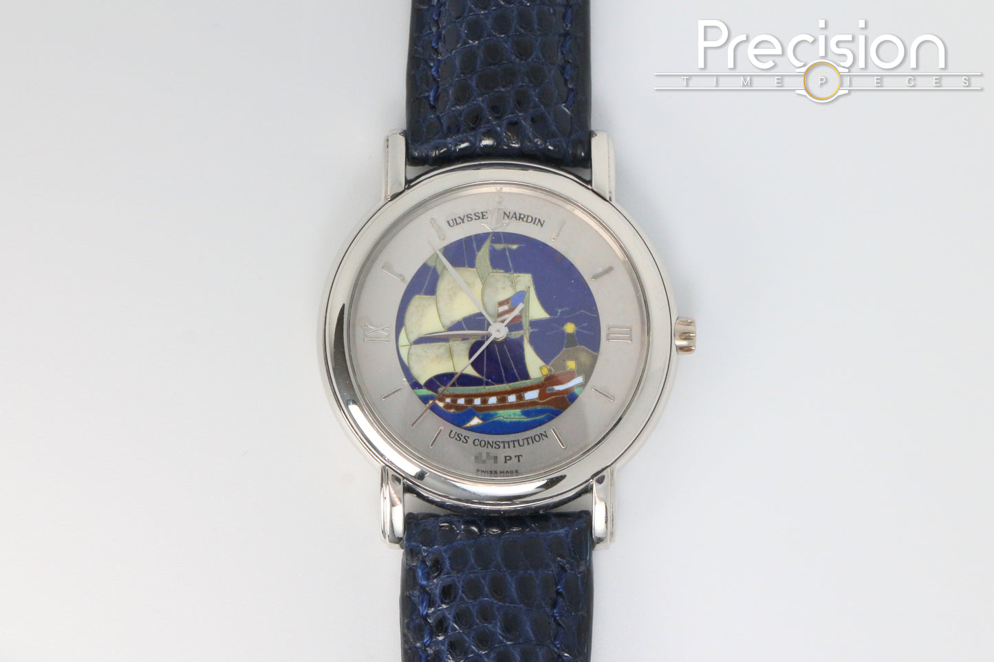 Ulysse Nardin San Marco USS Constitution Ref: 139.70.9 Rare Polychrome Cloisonné Enamel Dial 37mm