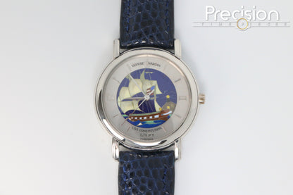Ulysse Nardin San Marco USS Constitution Ref: 139.70.9 Rare Polychrome Cloisonné Enamel Dial 37mm
