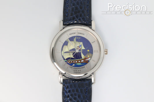 Ulysse Nardin San Marco USS Constitution Ref: 139.70.9 Rare Polychrome Cloisonné Enamel Dial 37mm