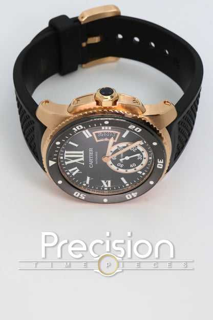 Cartier Calibre de Cartier Diver Ref: 3730 W7100052 42mm 18K Rose Gold