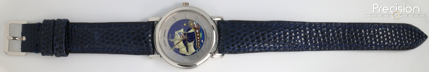 Ulysse Nardin San Marco USS Constitution Ref: 139.70.9 Rare Polychrome Cloisonné Enamel Dial 37mm