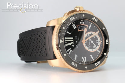 Cartier Calibre de Cartier Diver Ref: 3730 W7100052 42mm 18K Rose Gold