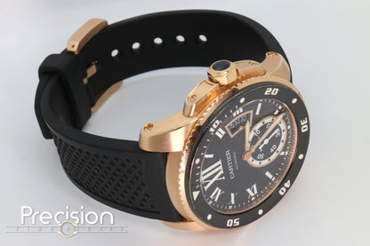 Cartier Calibre de Cartier Diver Ref: 3730 W7100052 42mm 18K Rose Gold