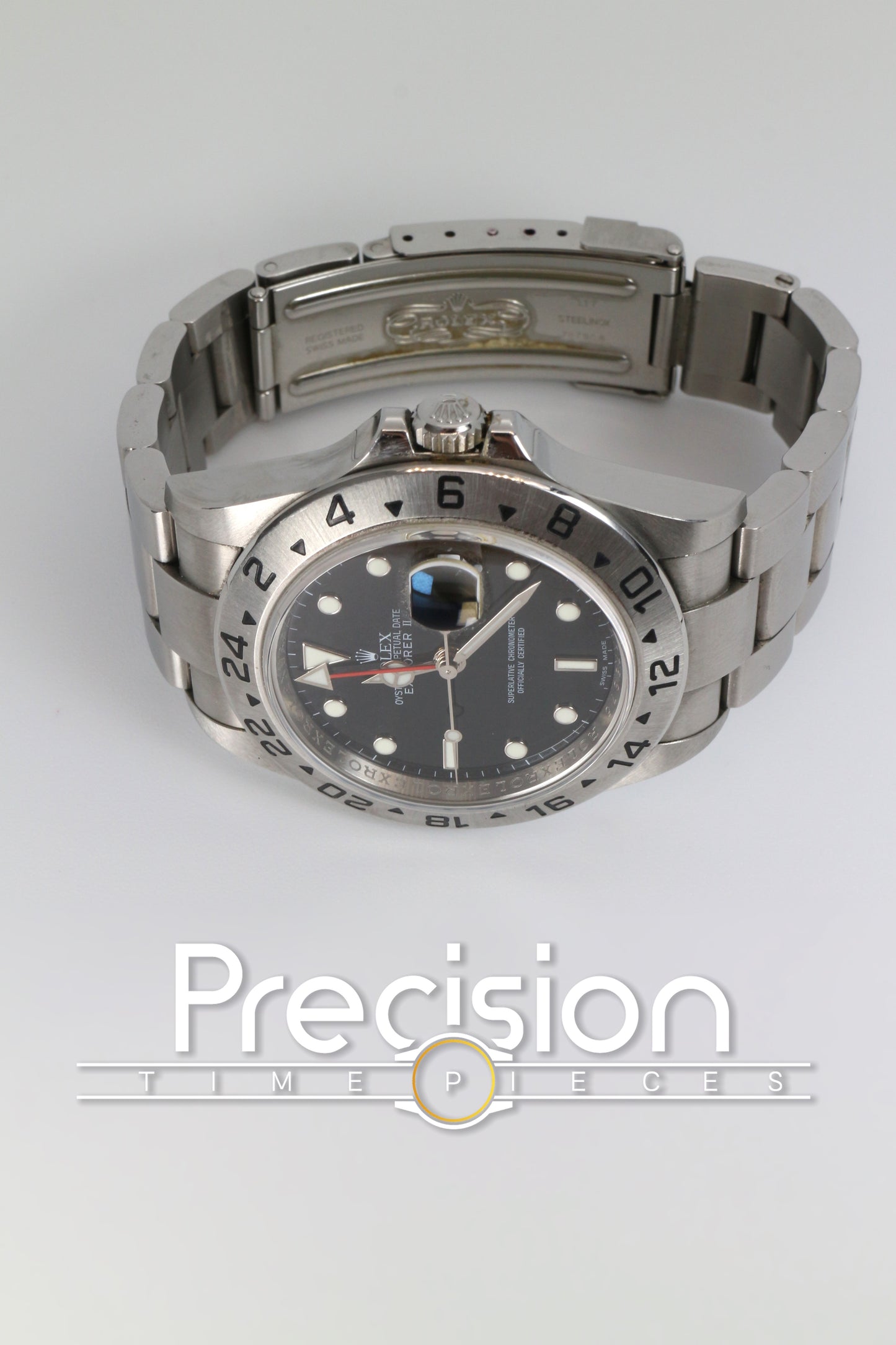 Rolex Explorer II Ref: 16520 Black Dial 40mm Automatic Full Set