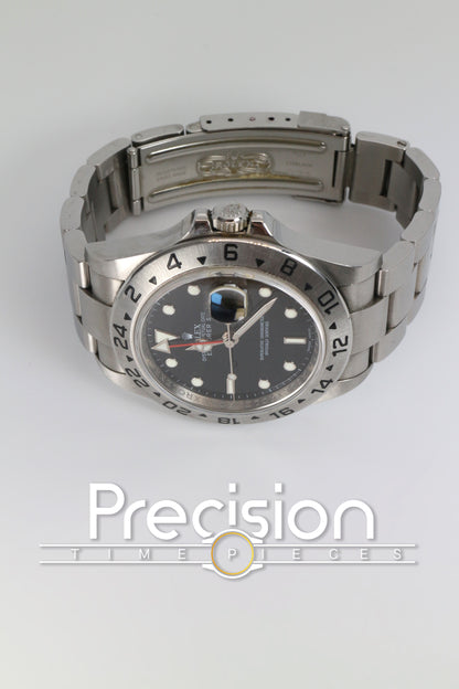 Rolex Explorer II Ref: 16520 Black Dial 40mm Automatic Full Set