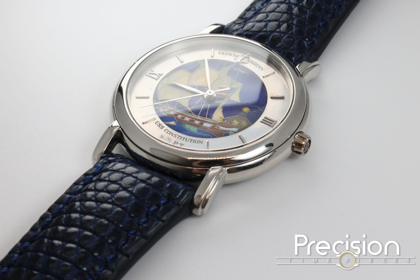 Ulysse Nardin San Marco USS Constitution Ref: 139.70.9 Rare Polychrome Cloisonné Enamel Dial 37mm