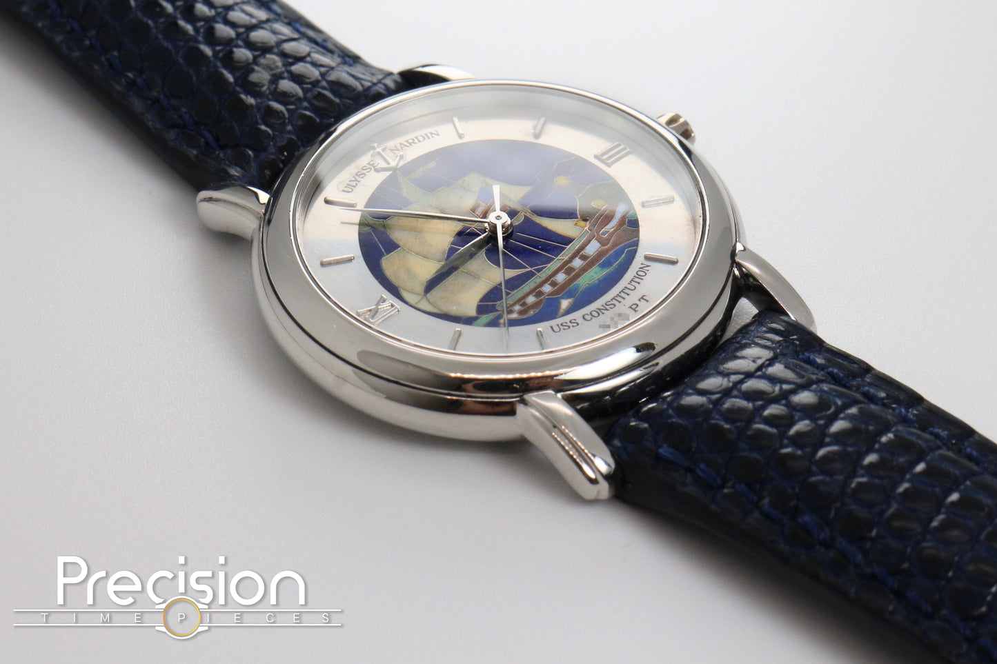 Ulysse Nardin San Marco USS Constitution Ref: 139.70.9 Rare Polychrome Cloisonné Enamel Dial 37mm