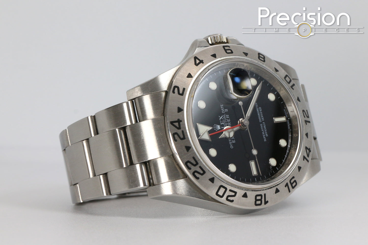 Rolex Explorer II Ref: 16520 Black Dial 40mm Automatic Full Set