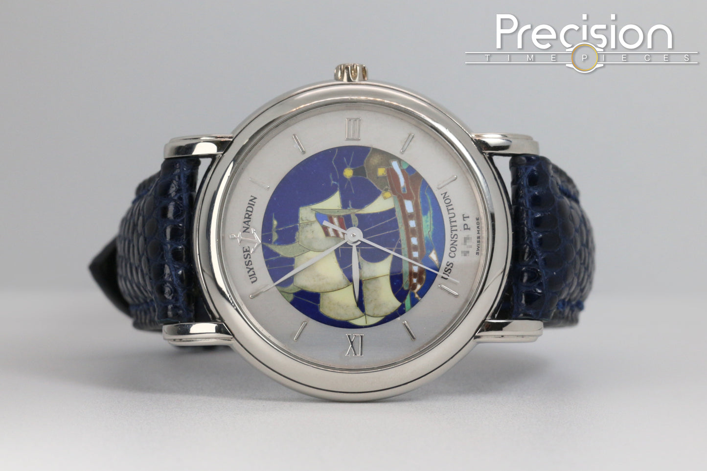 Ulysse Nardin San Marco USS Constitution Ref: 139.70.9 Rare Polychrome Cloisonné Enamel Dial 37mm