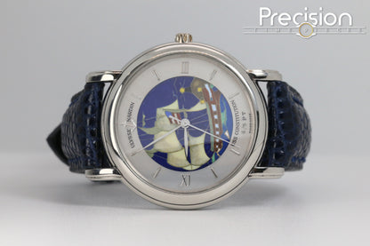 Ulysse Nardin San Marco USS Constitution Ref: 139.70.9 Rare Polychrome Cloisonné Enamel Dial 37mm