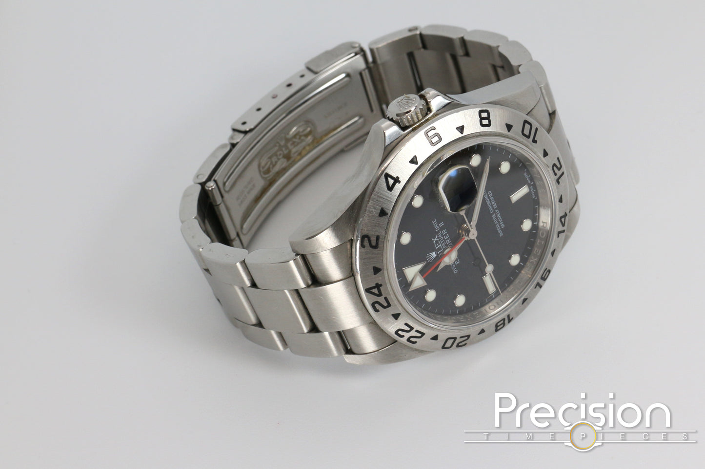 Rolex Explorer II Ref: 16520 Black Dial 40mm Automatic Full Set