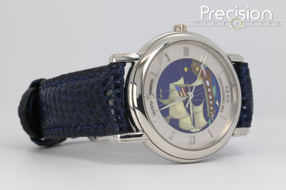 Ulysse Nardin San Marco USS Constitution Ref: 139.70.9 Rare Polychrome Cloisonné Enamel Dial 37mm