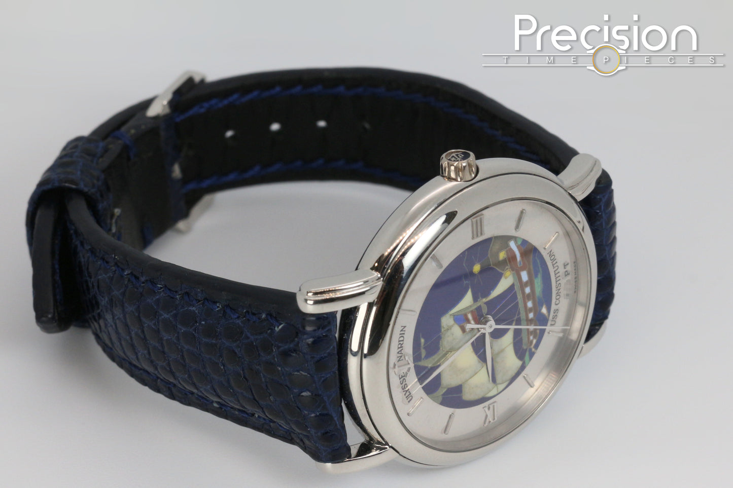 Ulysse Nardin San Marco USS Constitution Ref: 139.70.9 Rare Polychrome Cloisonné Enamel Dial 37mm
